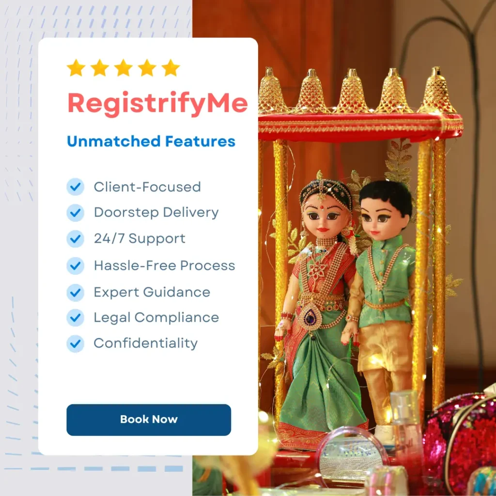 RegistrifyMe Features A married couple in the background